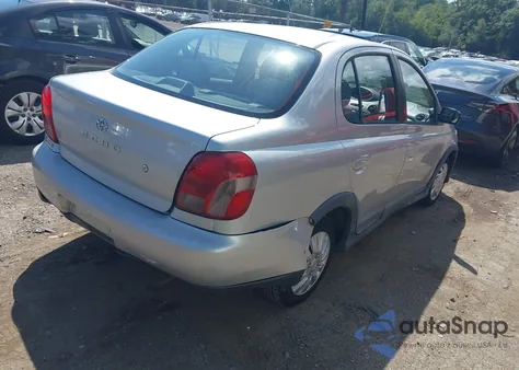 2002 Toyota Echo из США, поврежденный, VIN JTDBT123320202279
